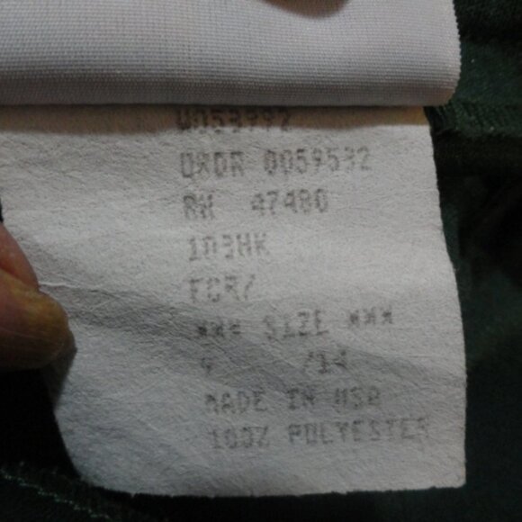 CHEER  HALLOWEEN CHEERLEADER UNIFORM COSTUME TOP -32 / 17 SKIRT -9 / 14 LD 6474 - Picture 7 of 16